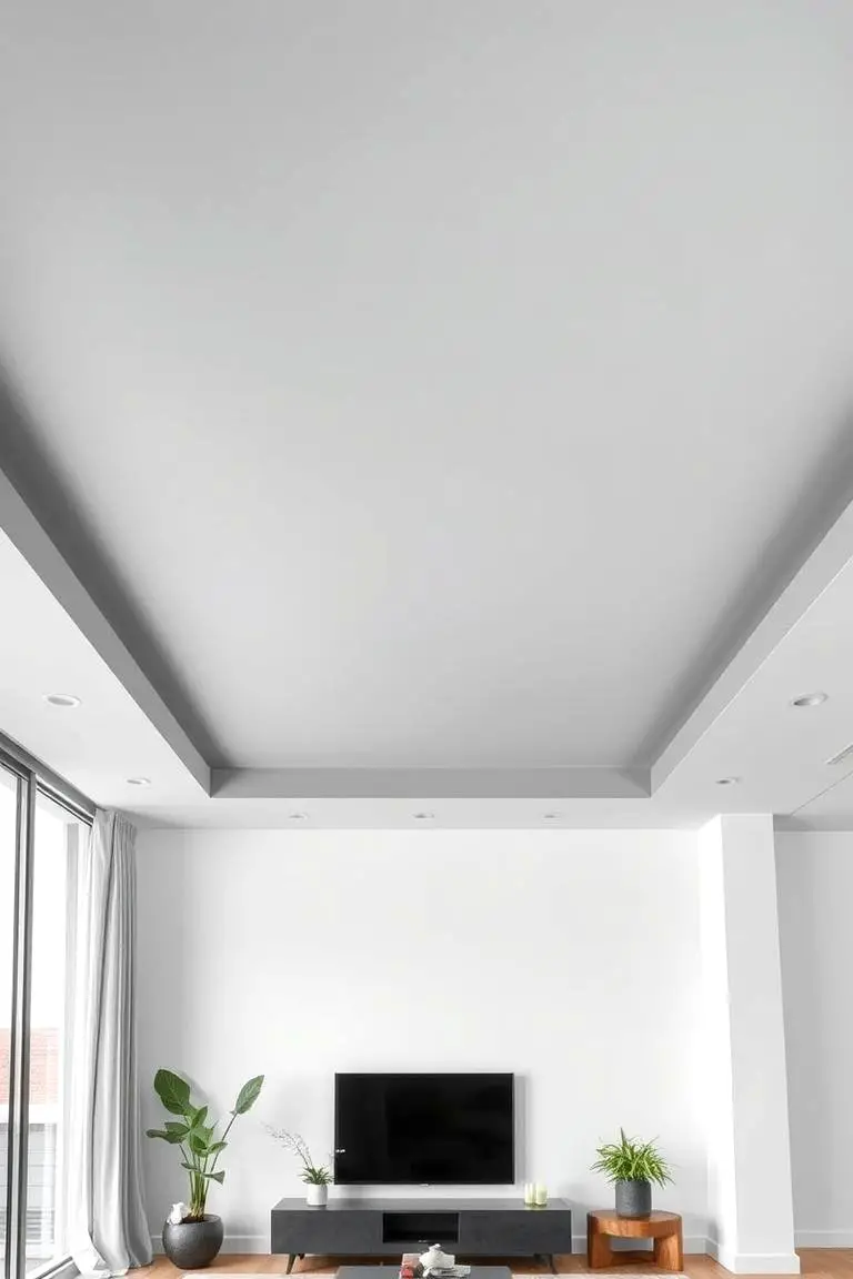 Contemporary Gray Ceiling