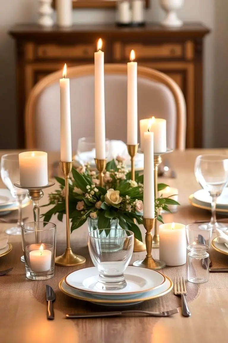 Elegant Candle Ensemble