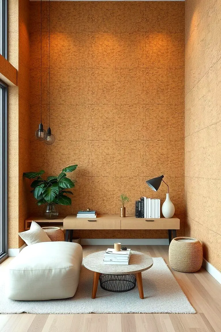 Practical Cork Wall Coverings