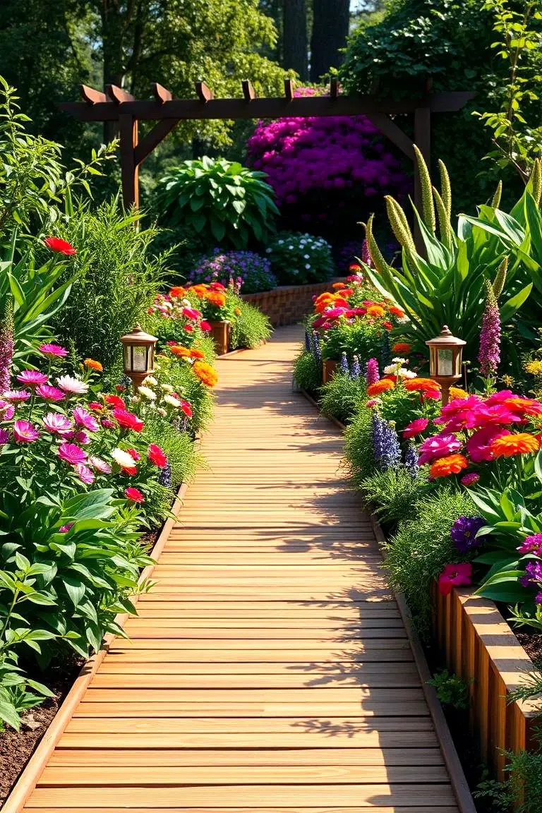 Lush Botanical Walkway