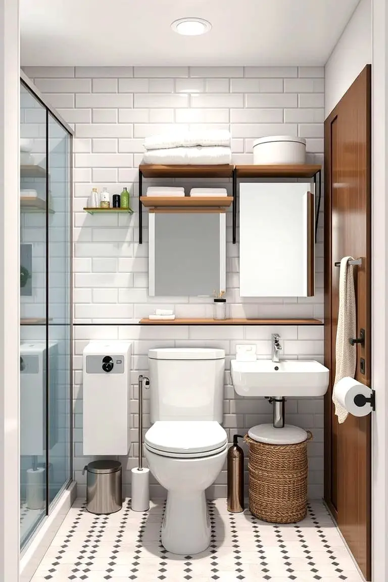 Space-Saving Bathroom Design