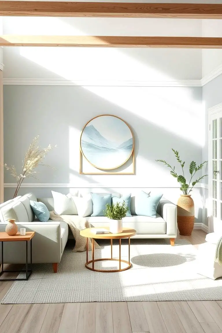 Pastel Blue and Sage Calm