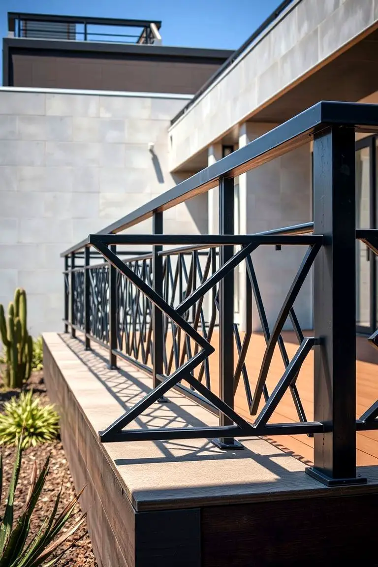 Industrial Metal Railing