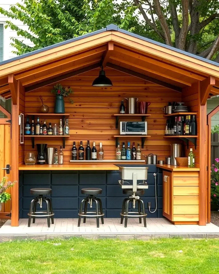 Outdoor Bar Shed