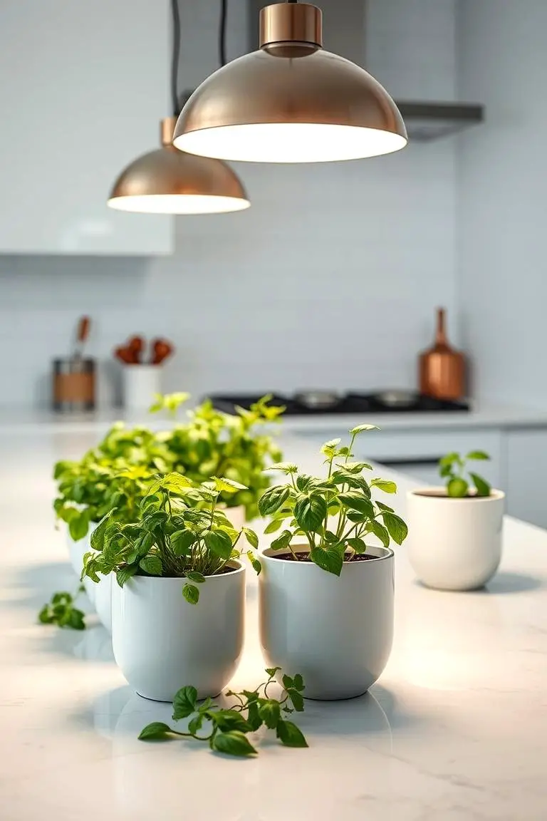 Kitchen Countertop Herb Garden