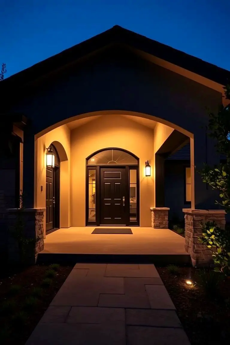 Distinctive Entry Lighting