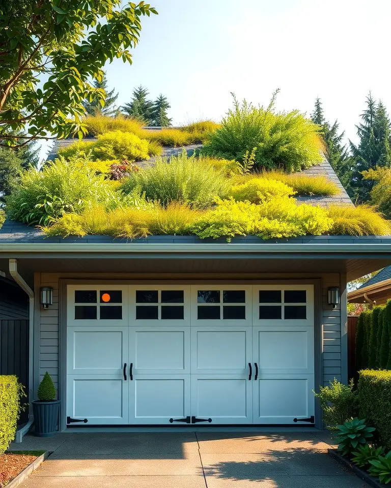 Detached Garage with Green Roof