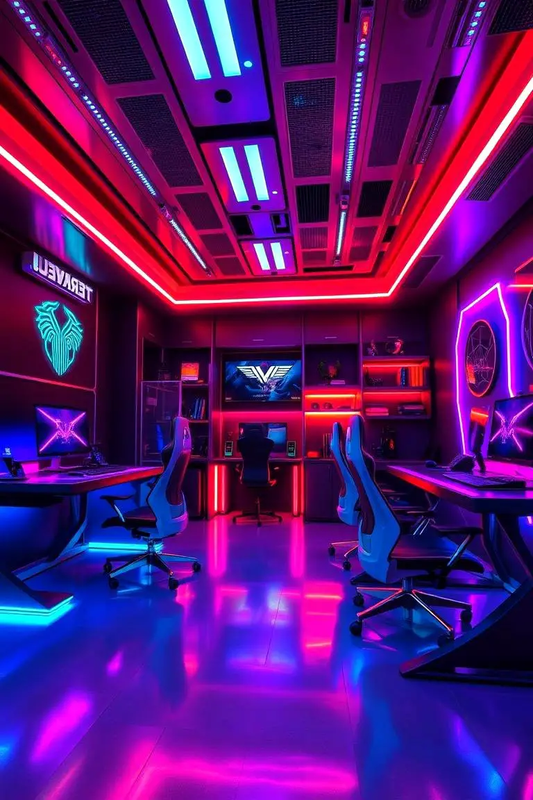 Bold Neon Lighting