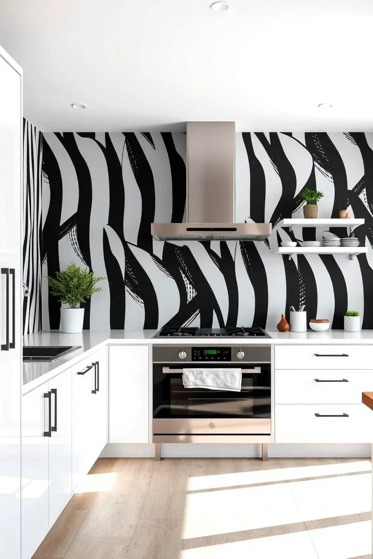 Bold Black and White Contrast