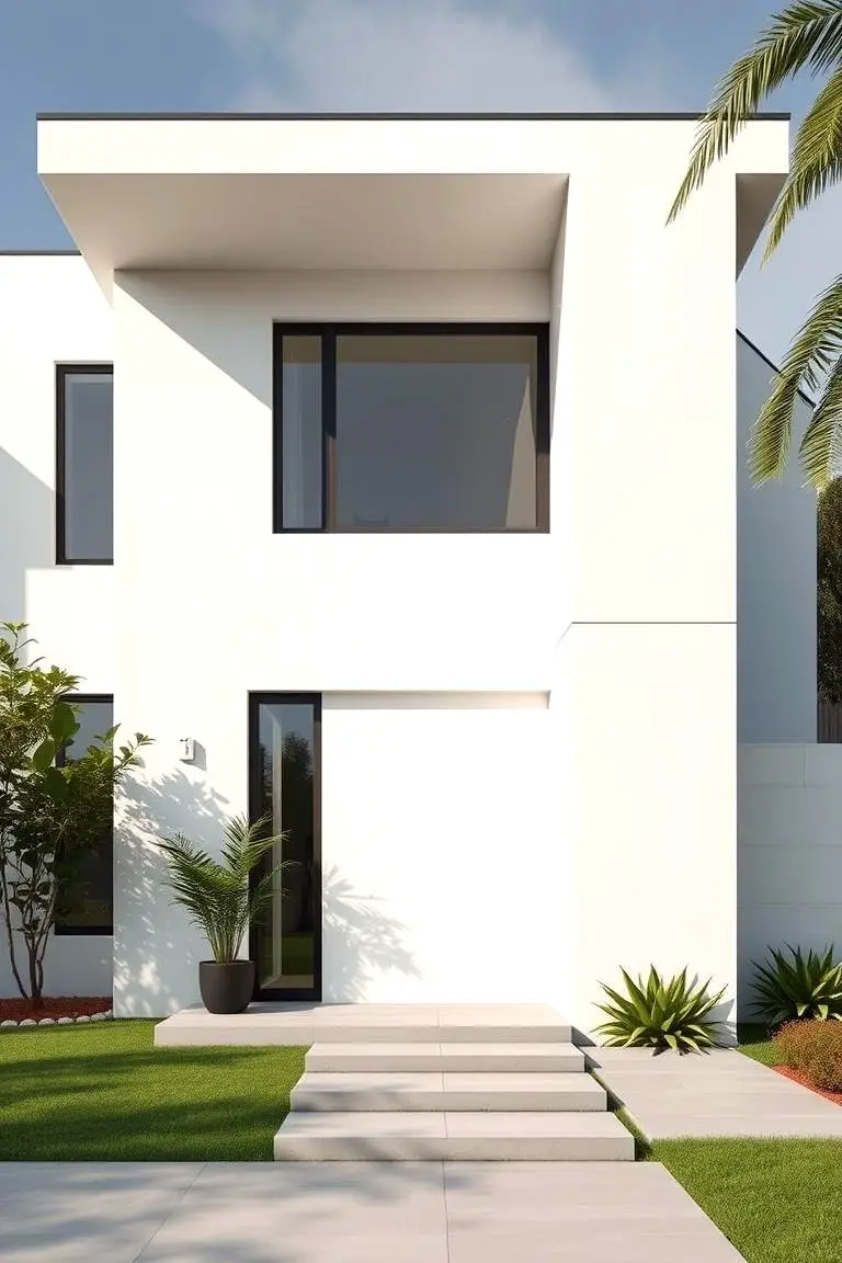 Sleek Geometric Facade