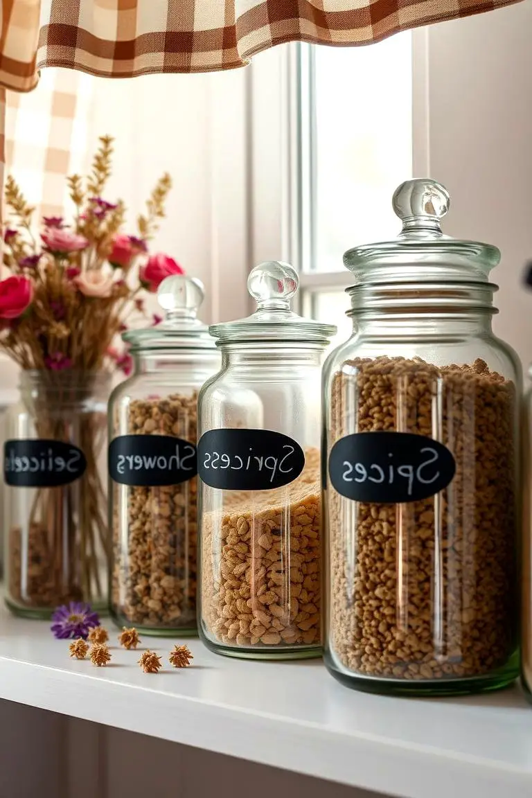 Decorative Jar Storage Ideas