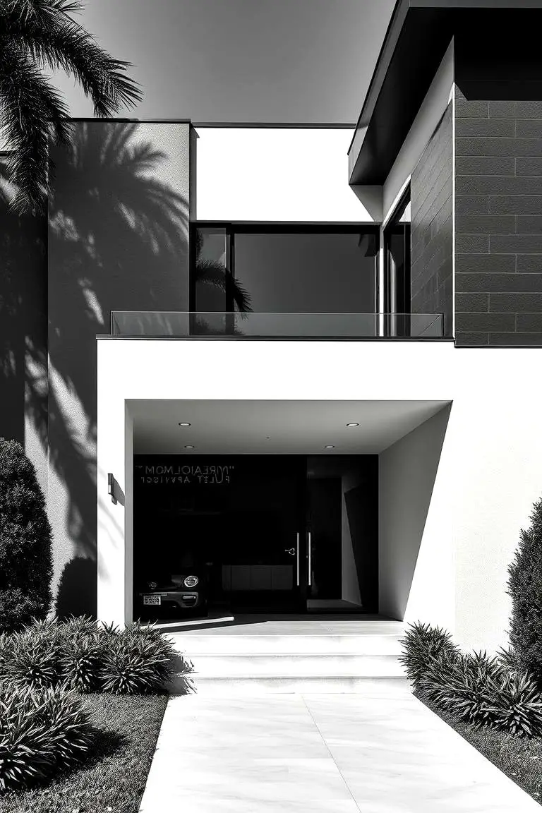 Striking Monochrome Facade