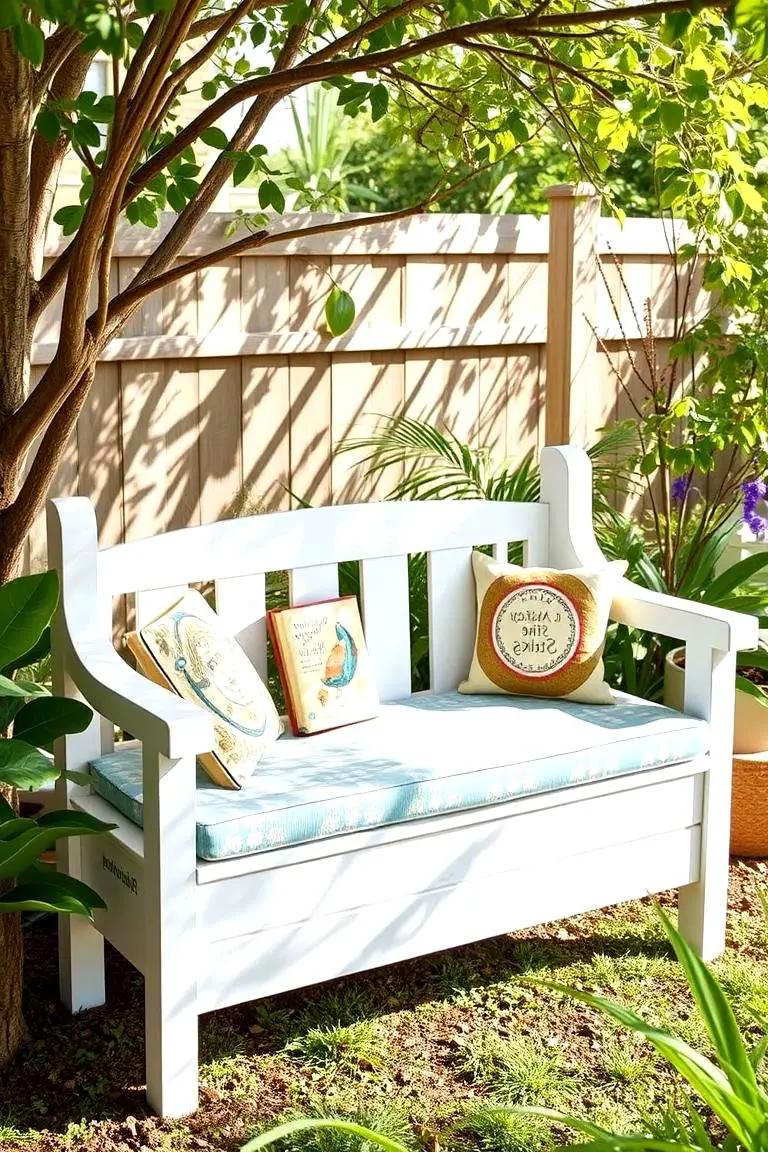 Outdoor Reading Bench
