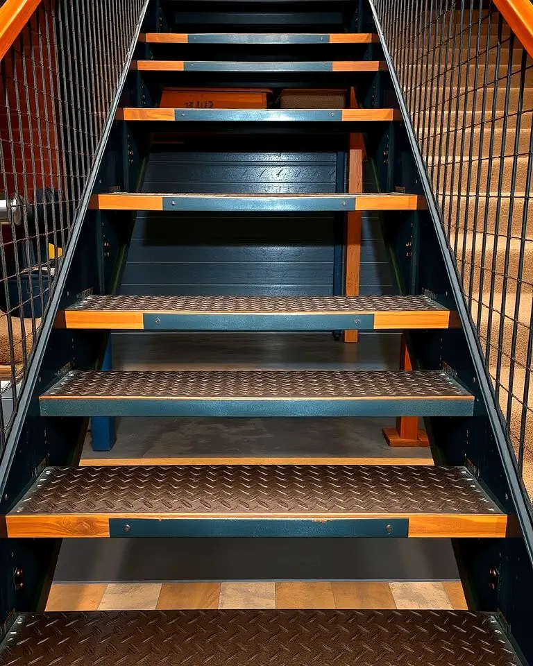 Industrial Metal Stairs for an Urban Look