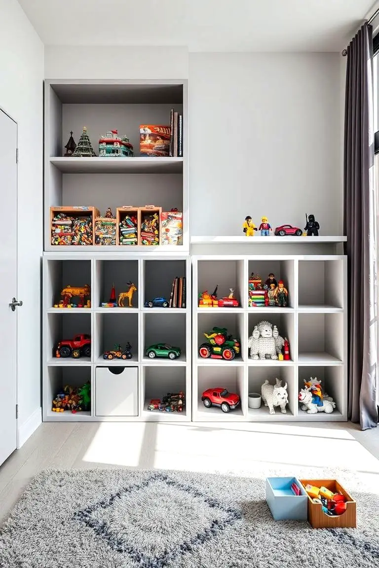 Compact Cube Shelves