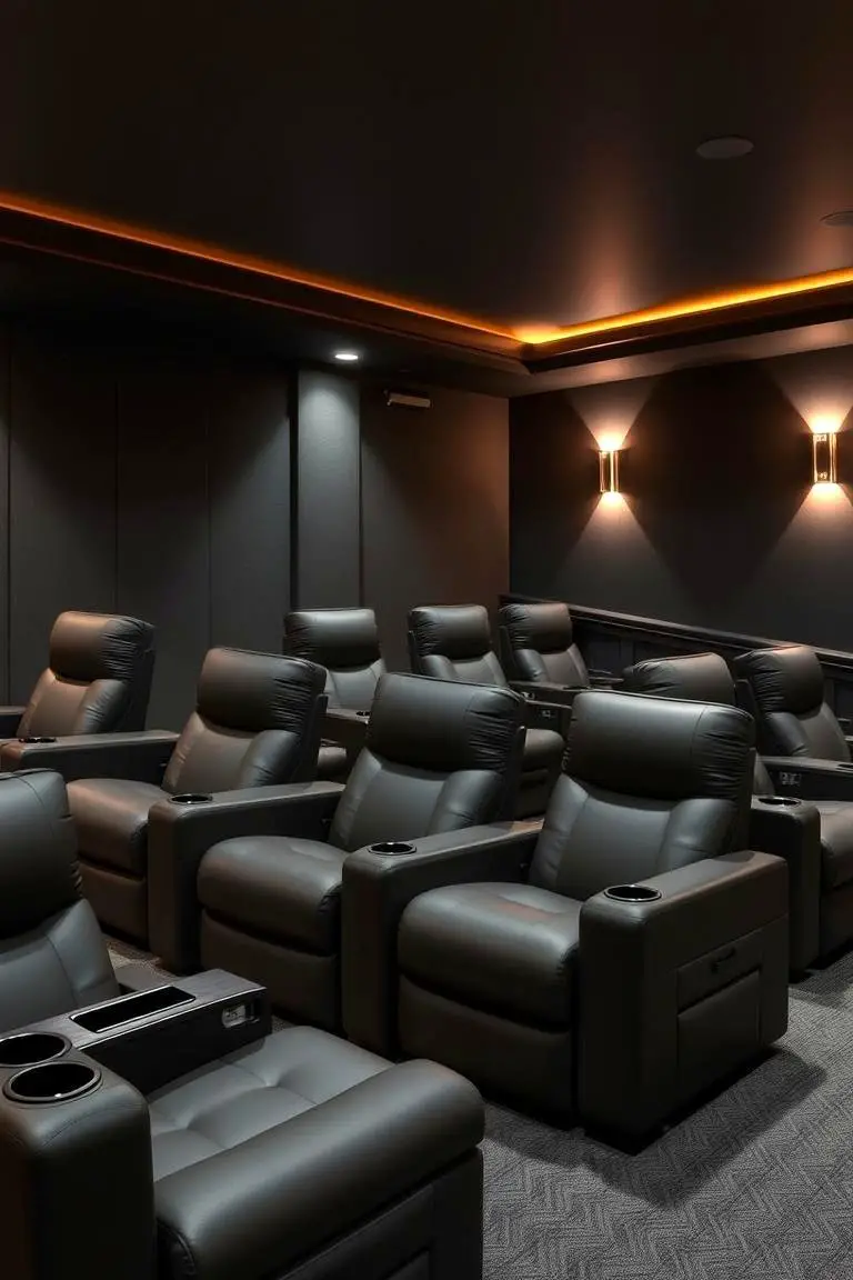 Home Theater Seating Arrangement