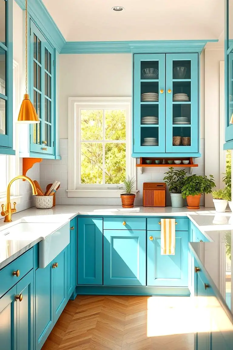 Bright Blue Statement