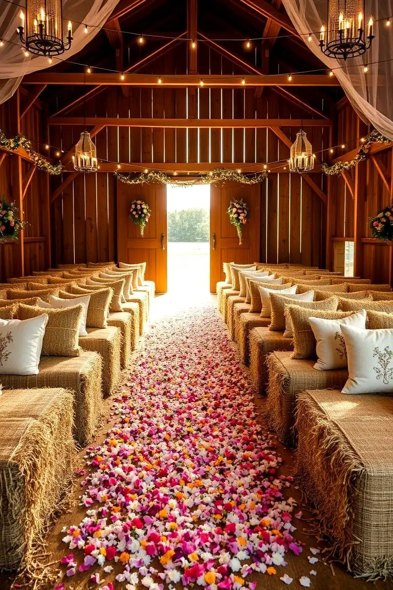 Hay Bale Seating Arrangements
