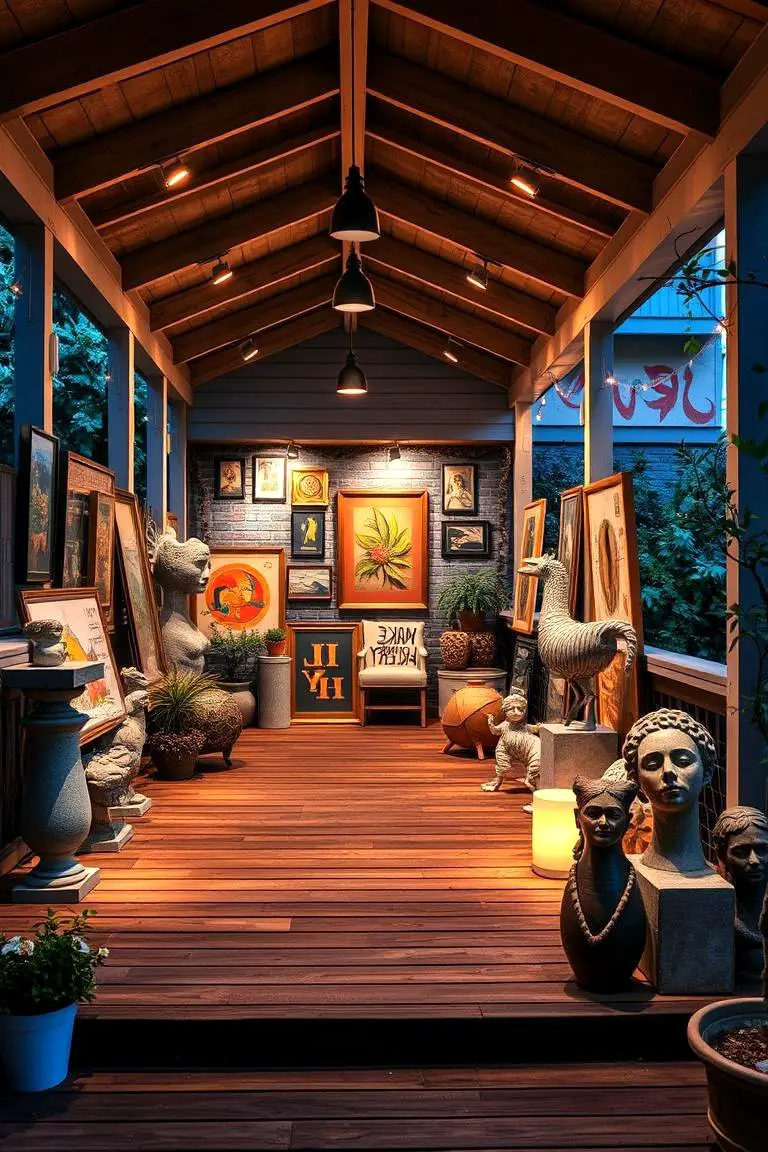 Artistic Outdoor Gallery