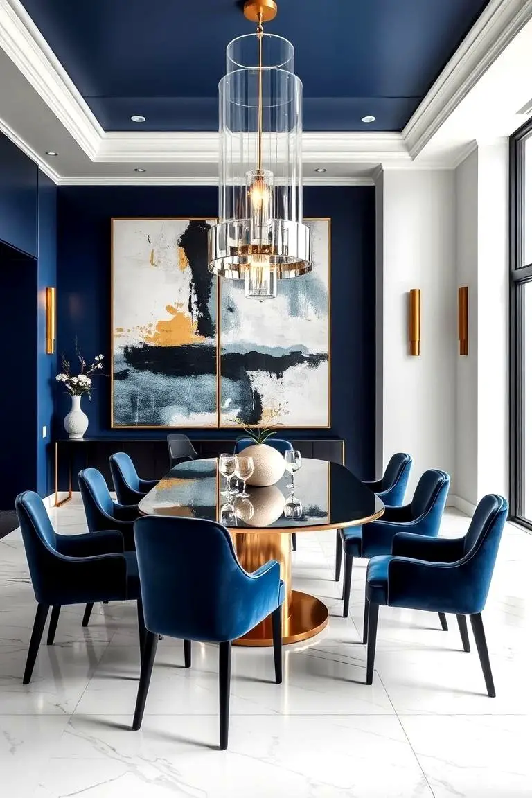 Deep Blue Contrast