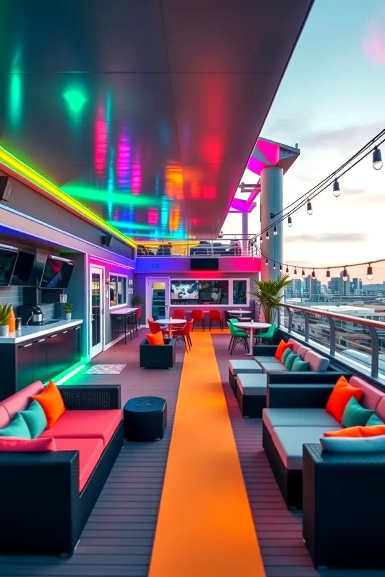 Vibrant Party Deck