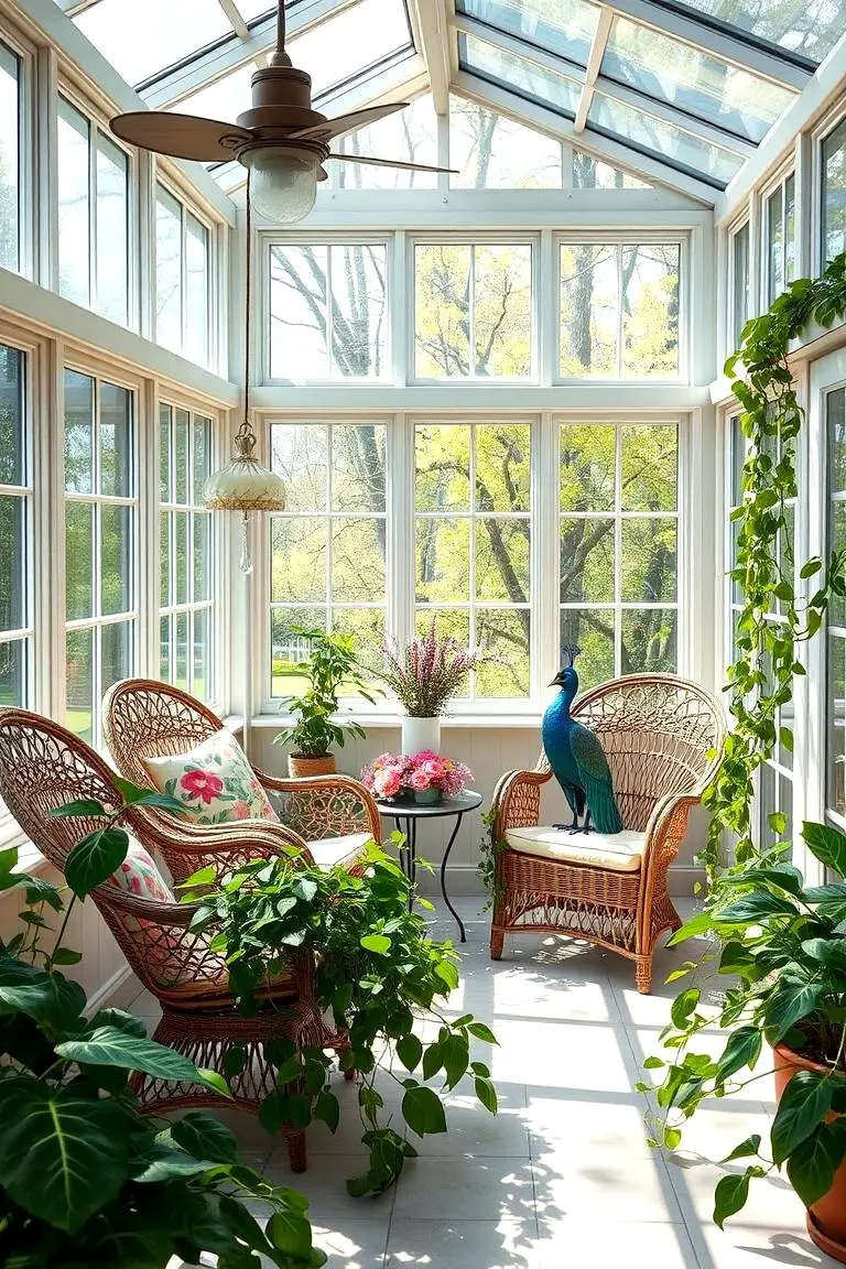 Garden-Inspired Sunroom