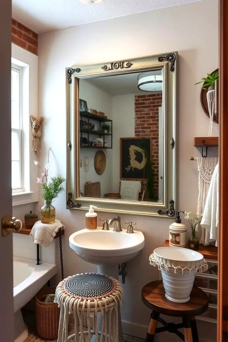 DIY Repurposed Vintage Mirror