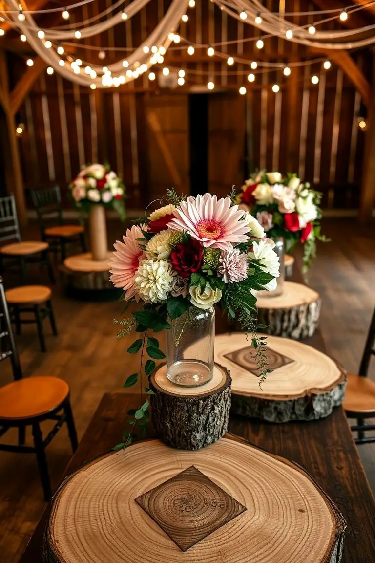 Wood Slice Accents
