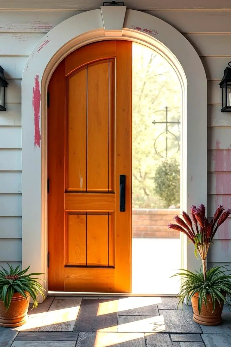 Artisan Painted Front Door