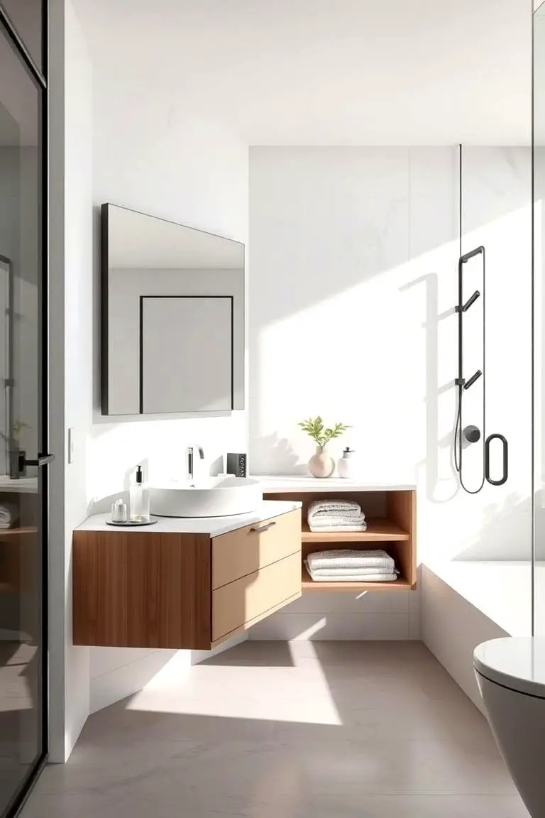 Floating Vanity with Storage