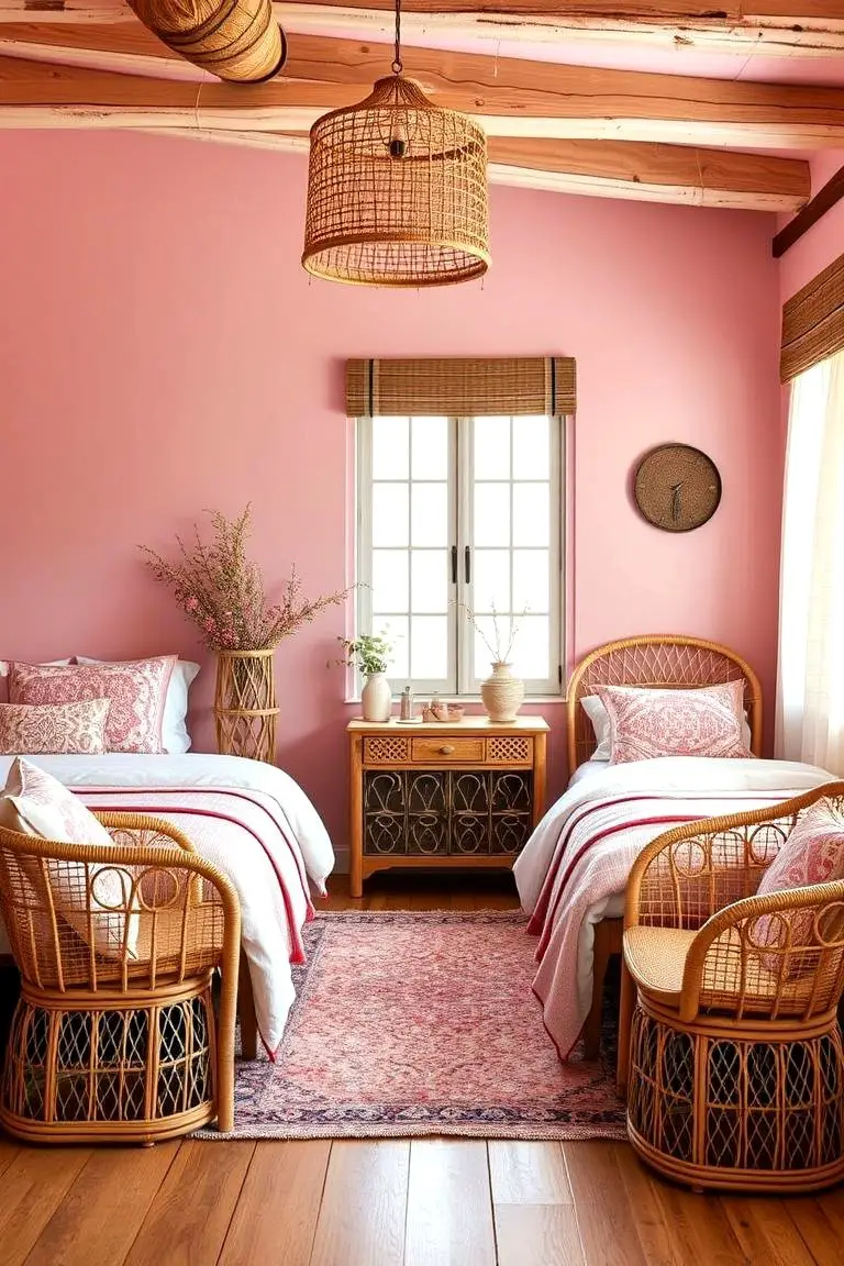 Vintage Rattan Furniture Charm
