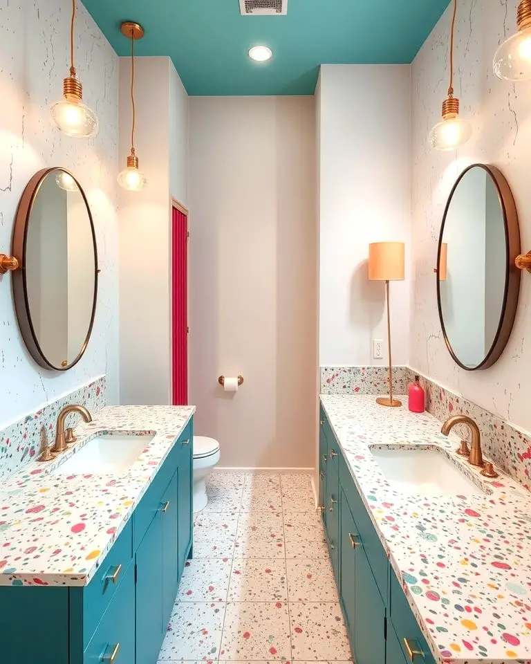 Terrazzo Countertops for Retro Appeal