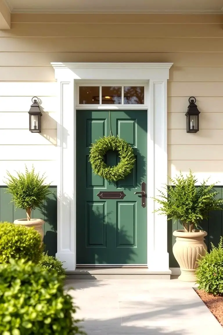 Two-Tone Contrasting Door