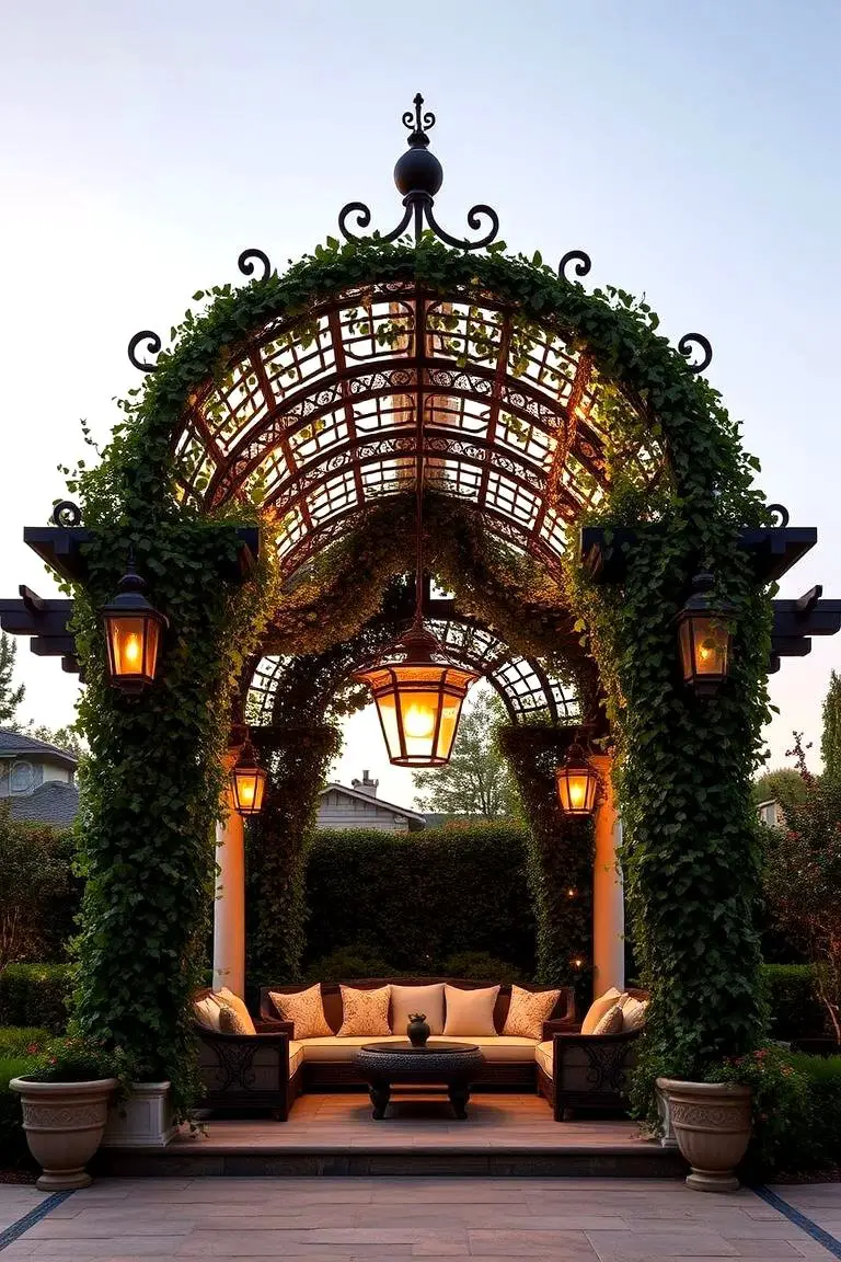 Elegant Pergola Retreat