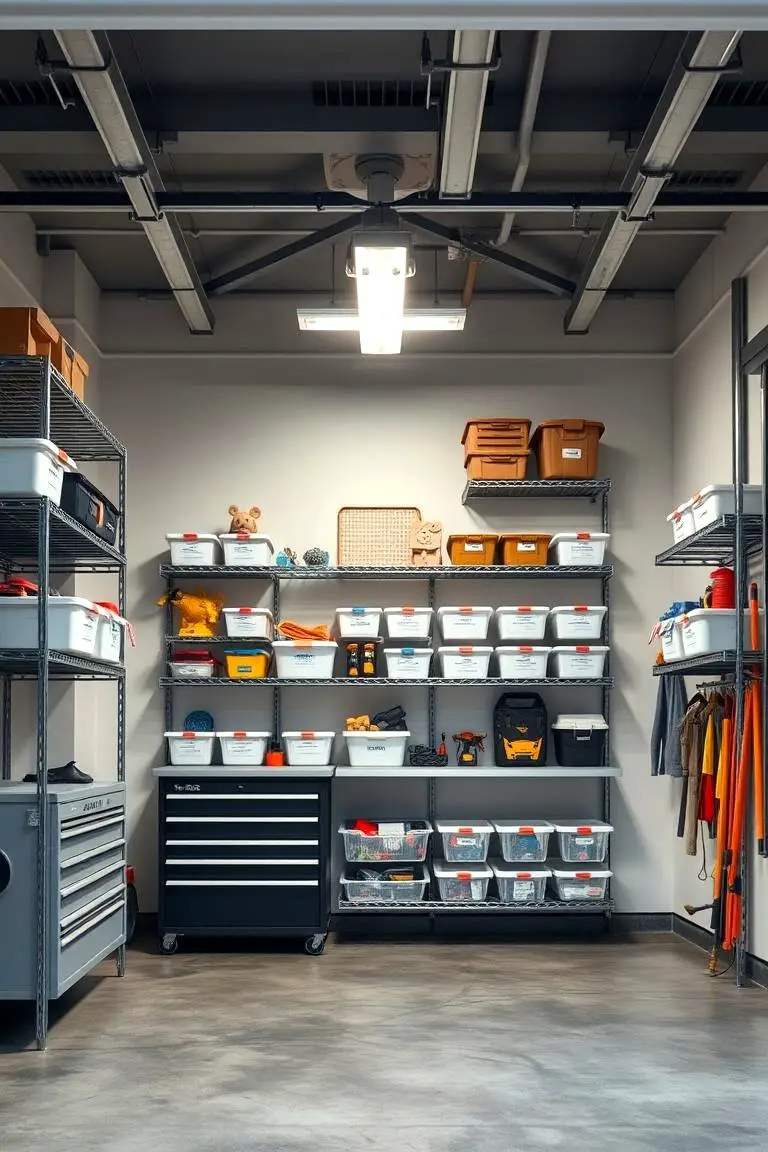 Wall-Mounted Shelves for Efficiency