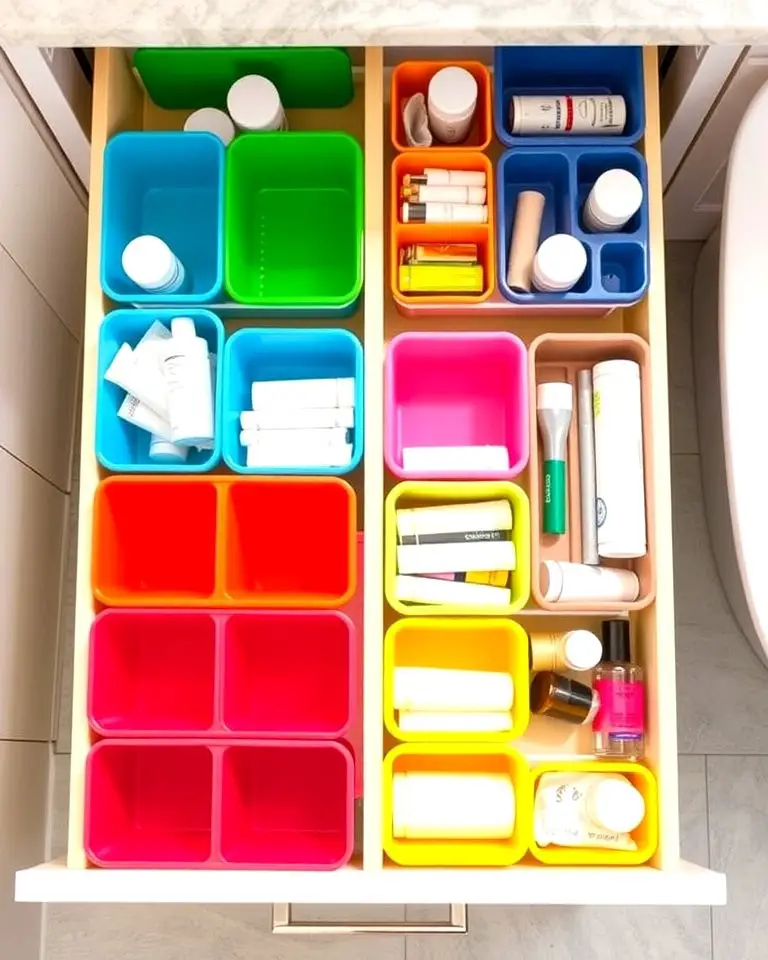 Color-Coded Containers for Categorization