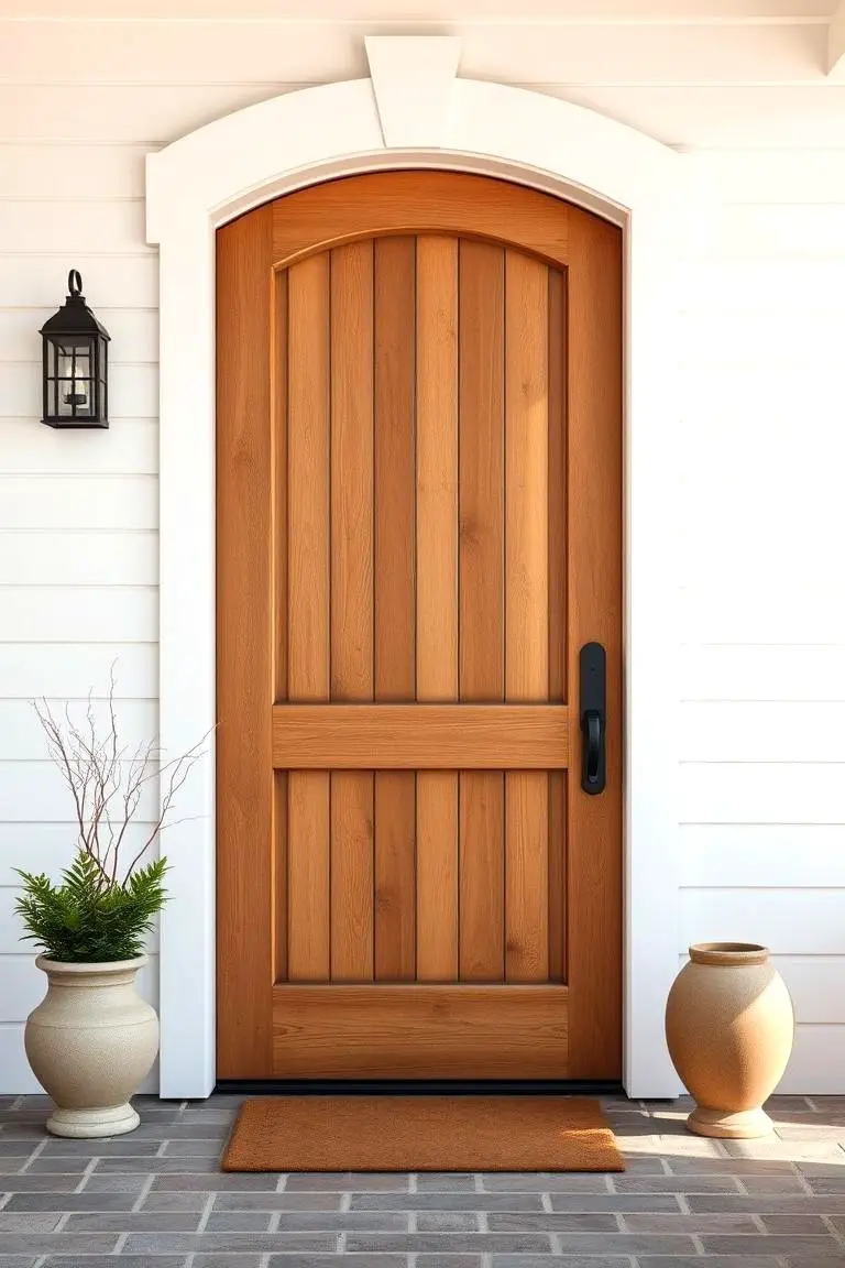 Rustic Wood Door with Classic Charm