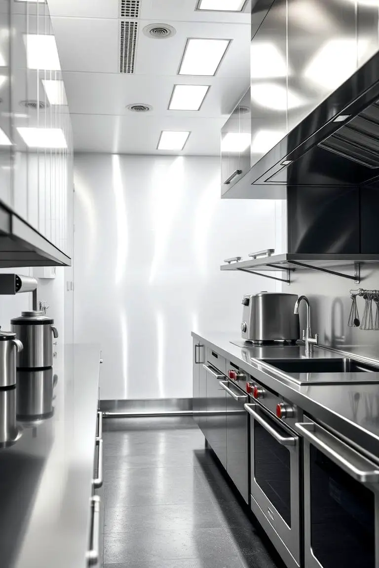 Sleek Stainless Steel Finish