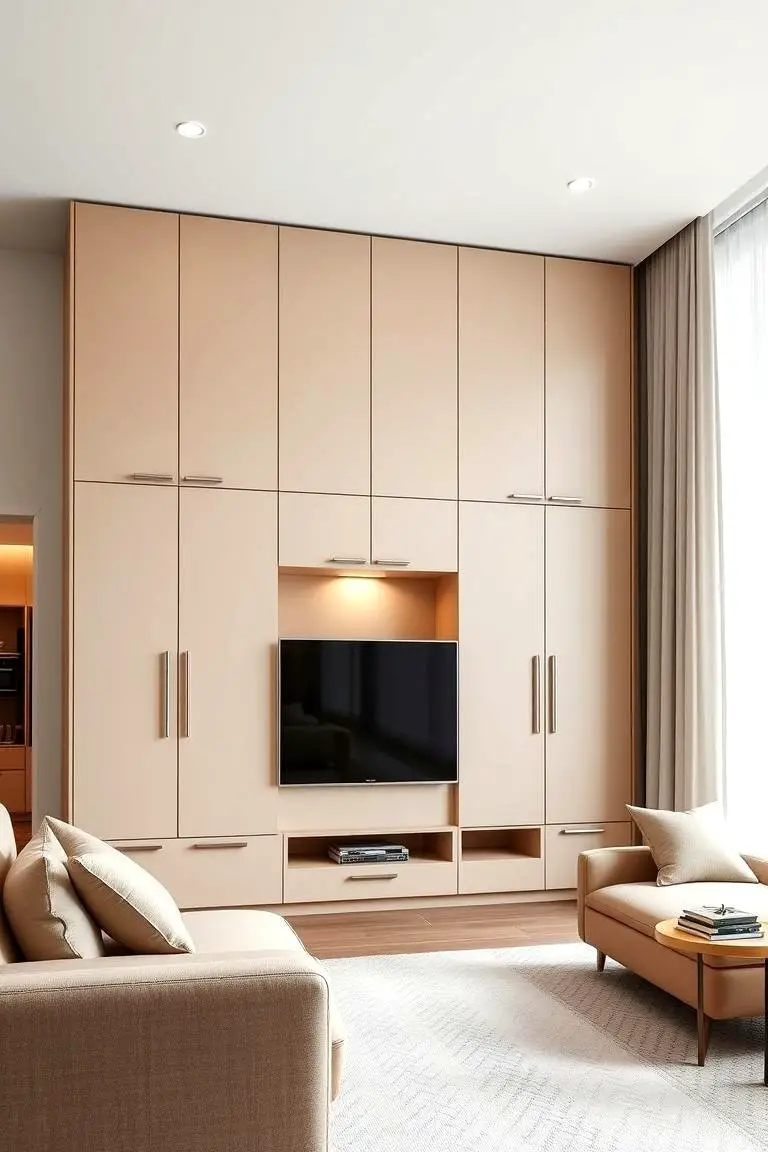 Modern Beige Cabinetry