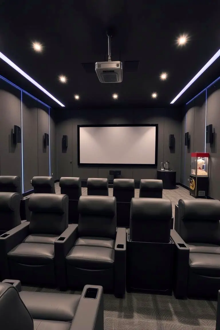 Modern Media Room