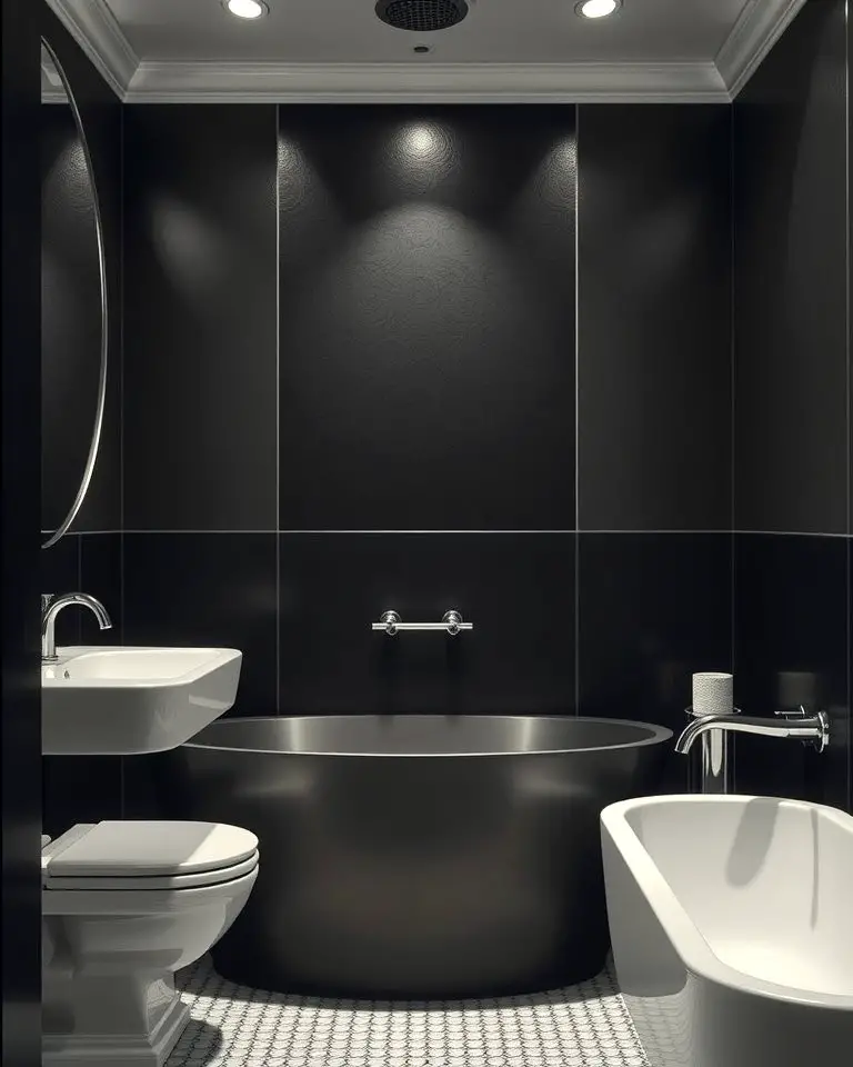 Moody Bathroom Elegance