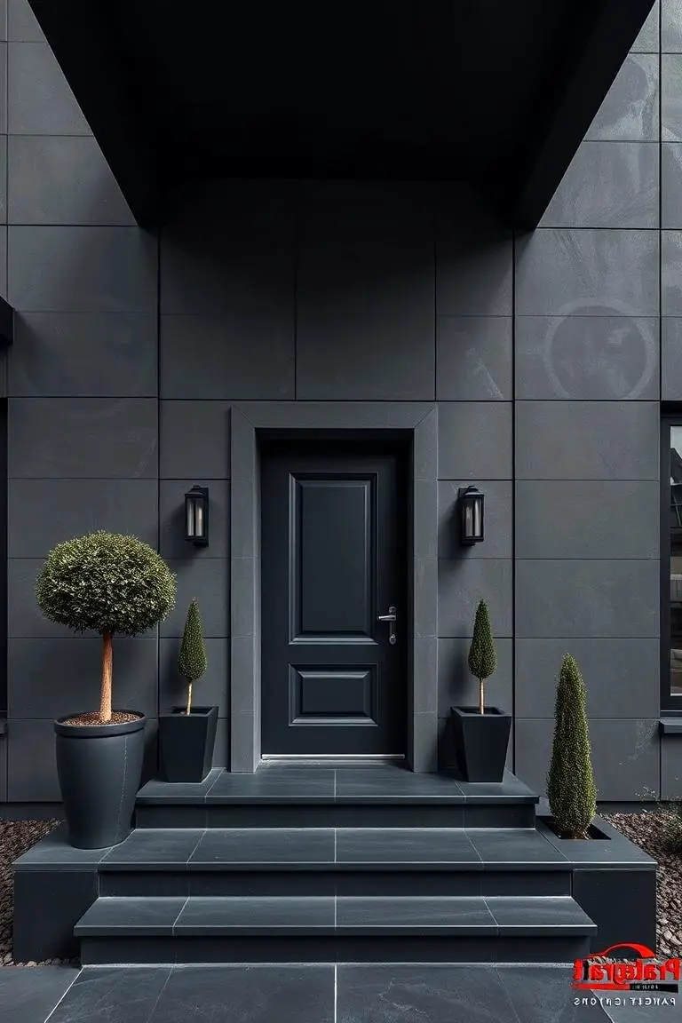 Dramatic Dark Gray Statement