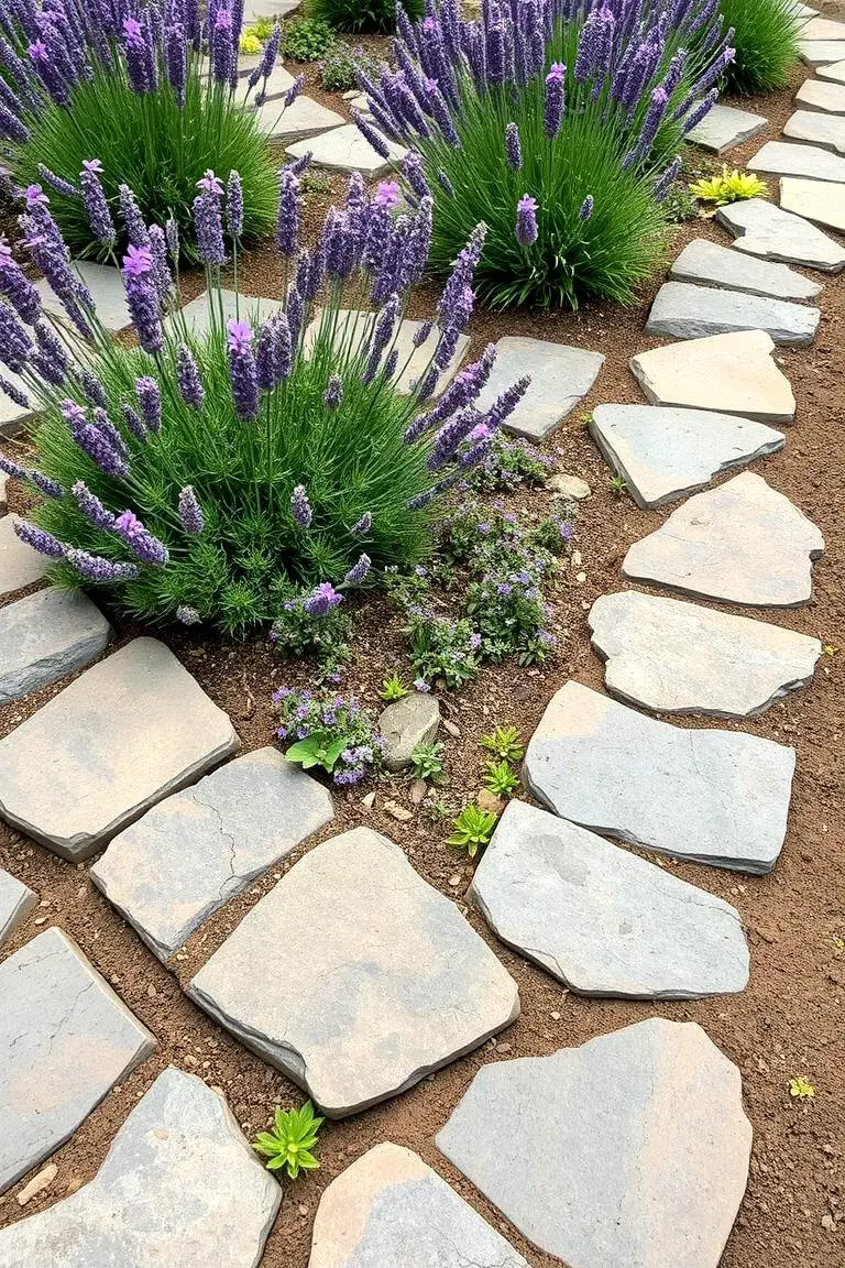 Natural Stone Garden Borders