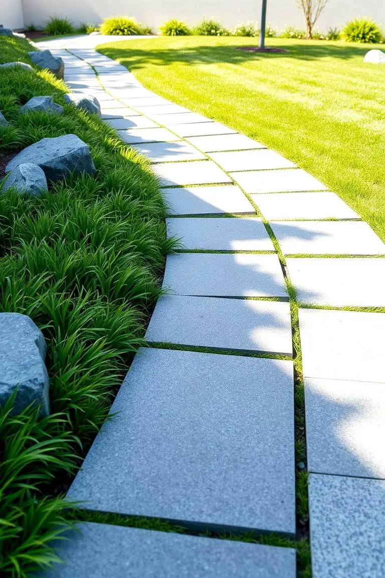 Sleek Stone Borders