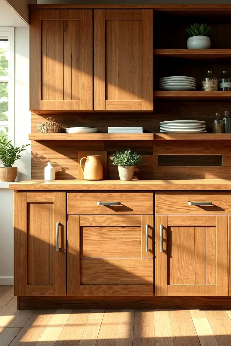Reclaimed Wood Cabinet Accents