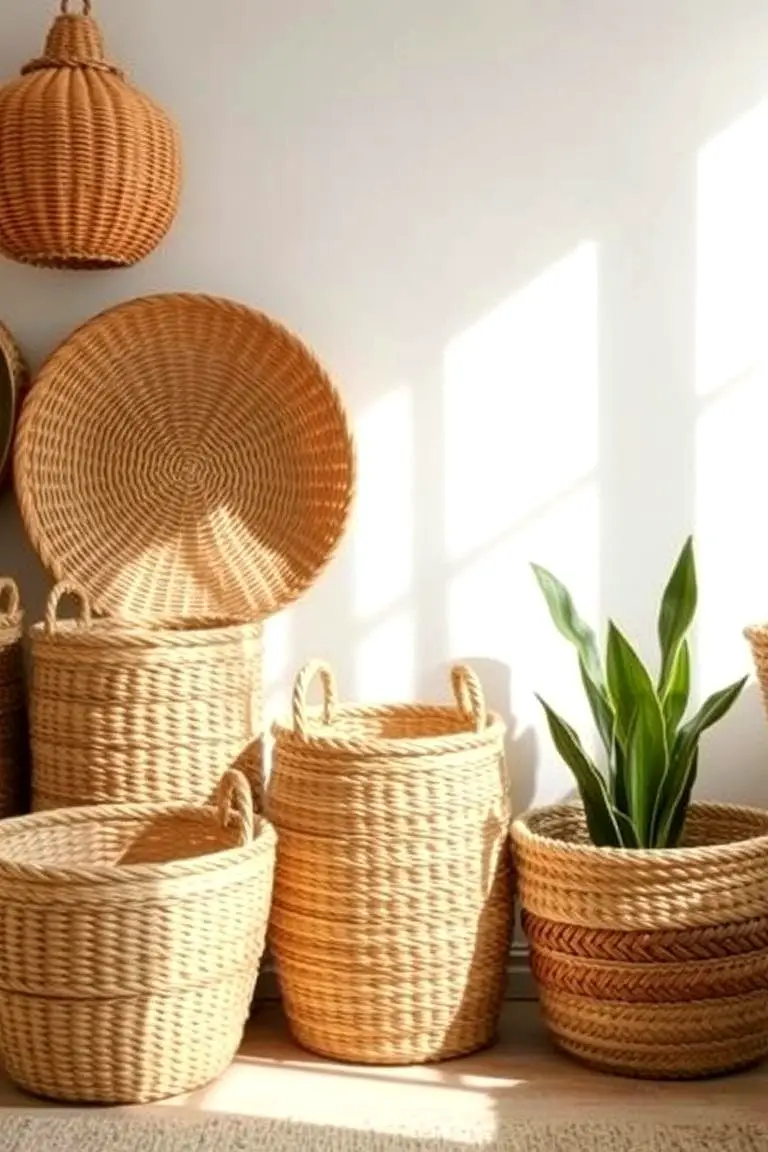 Woven Basket Storage