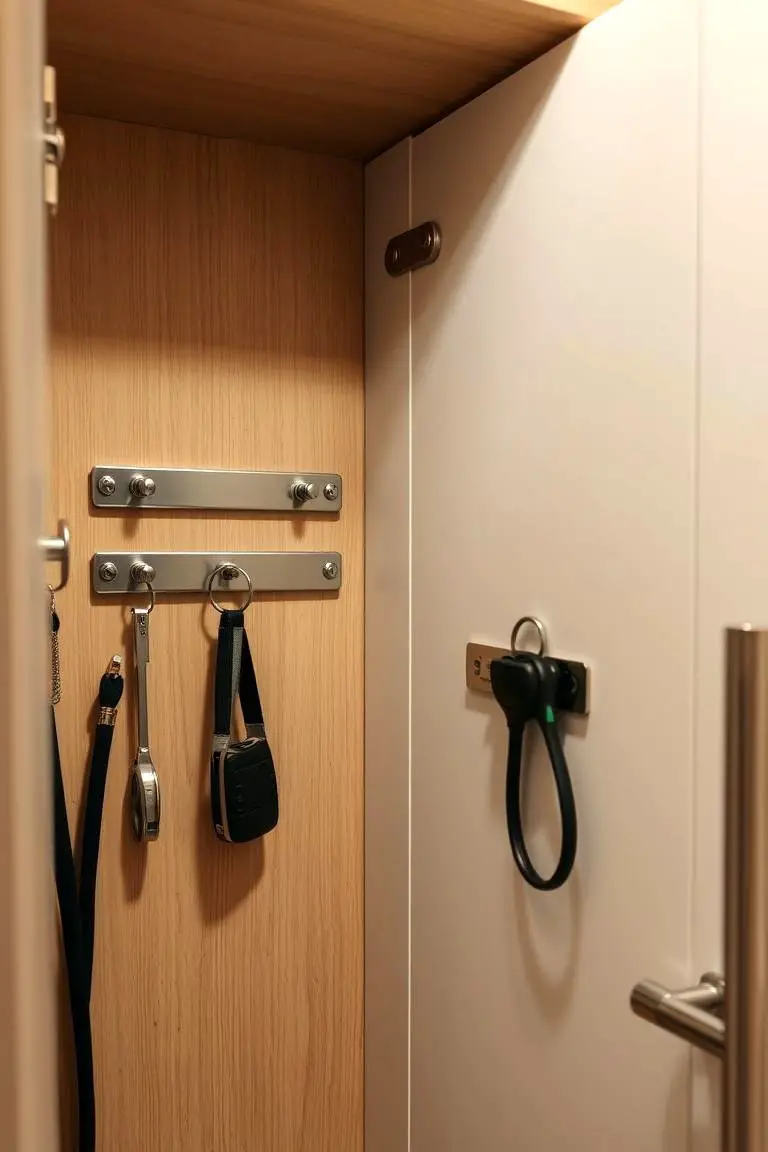 Utilizing Magnetic Strips for Small Items
