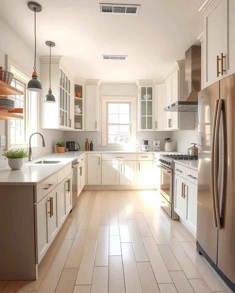 White Laminate Flooring for Budget-Friendly Style