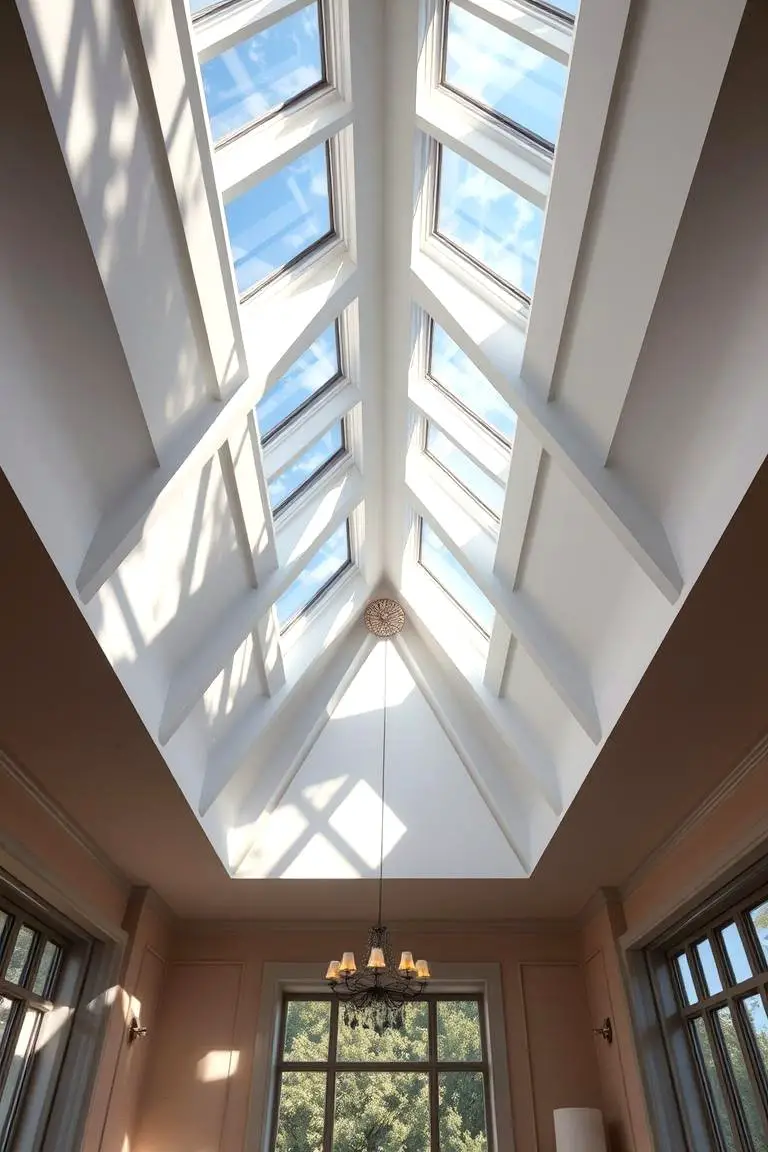 Sophisticated Skylight-Inspired Ceiling