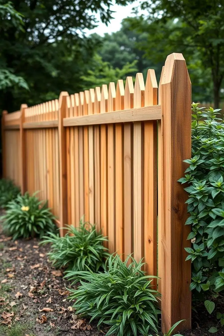 Eco-Friendly Cedar Fence